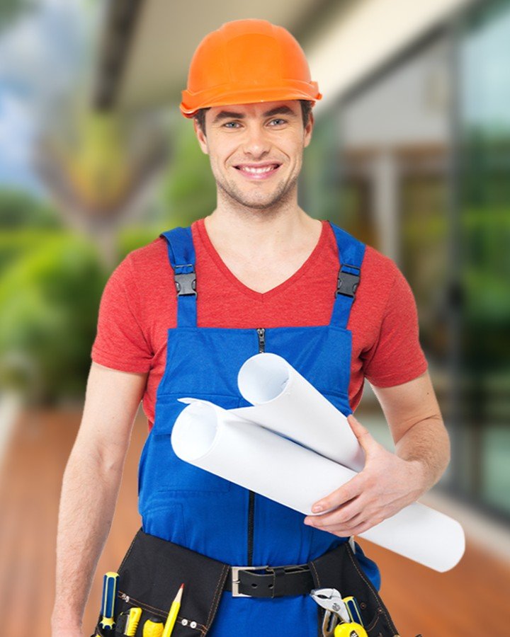 Golden Dream technician preparing a residential project in Dubai