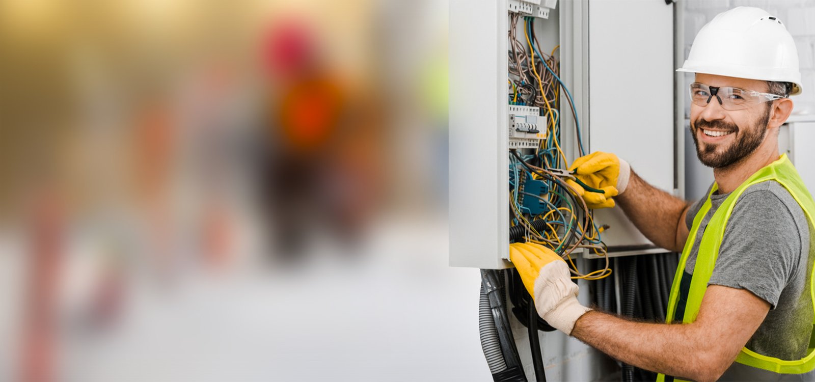 Golden Dream technician on a call while managing a jobsite